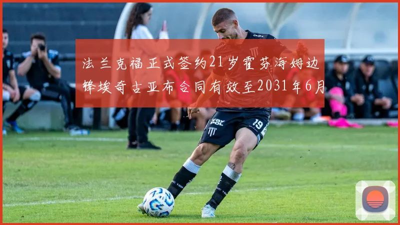 法兰克福正式签约21岁霍芬海姆边锋埃奇古亚布合同有效至2031年6月